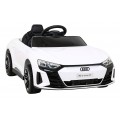 Audi RS E-Tron GT na batériu Biely + Ovládač + Pohon 4x4 + Rádio MP3 + LED + EVA