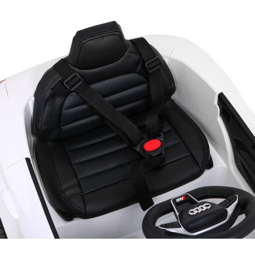 Audi RS E-Tron GT na batériu Biely + Ovládač + Pohon 4x4 + Rádio MP3 + LED + EVA