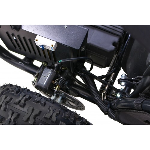 Motokára Fast Dragon na batériu Žltý 30km/h + Motor 1000W + Nafukovacie kolesá + Regulácia sedadla + Pásy