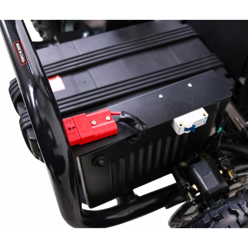 Motokára Fast Dragon na batériu Žltý 30km/h + Motor 1000W + Nafukovacie kolesá + Regulácia sedadla + Pásy