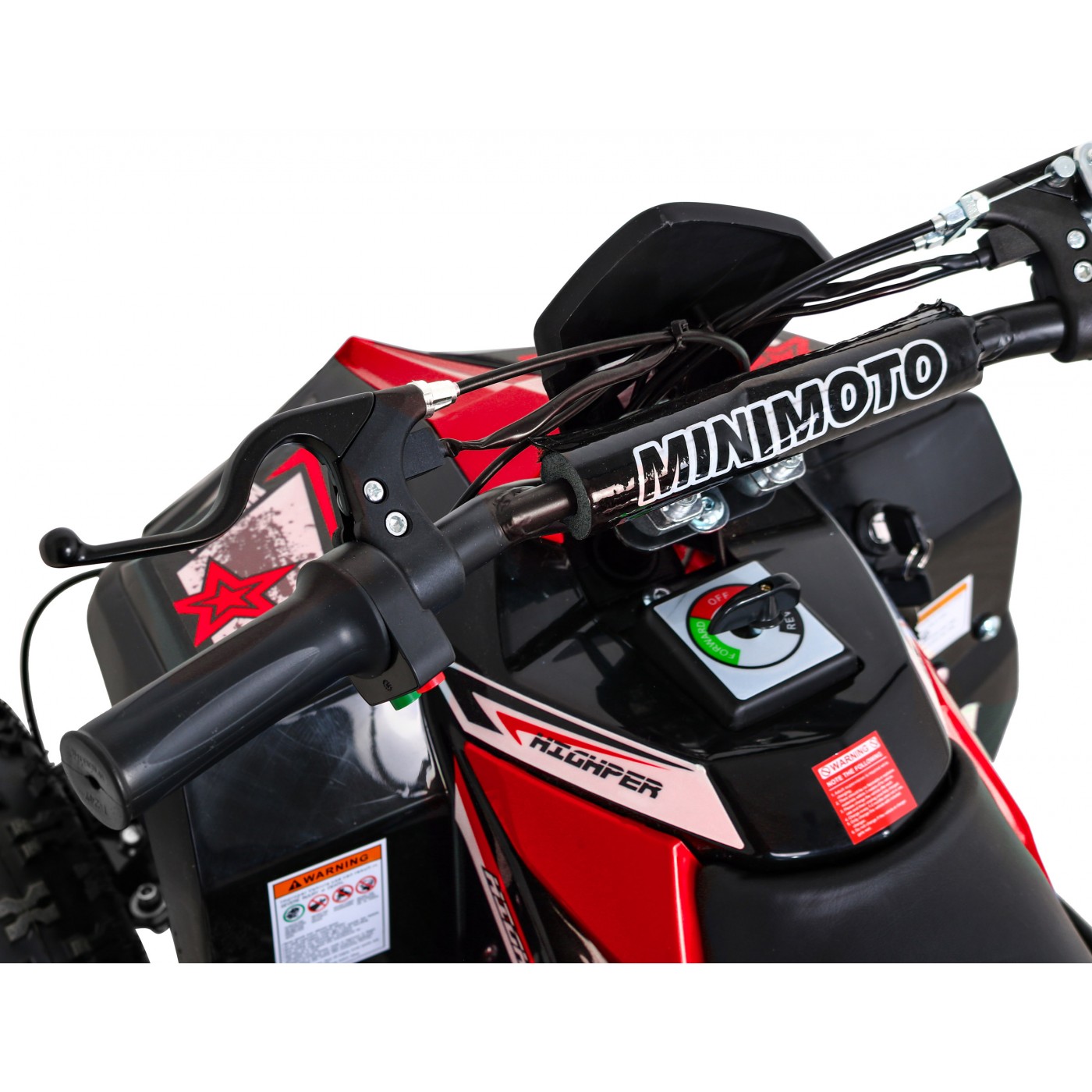 Quad E-STAR  na batériu Červený 35km/h + Bezkefkový motor 1000W + Nafukovacie kolesá + Regulácia sedadla