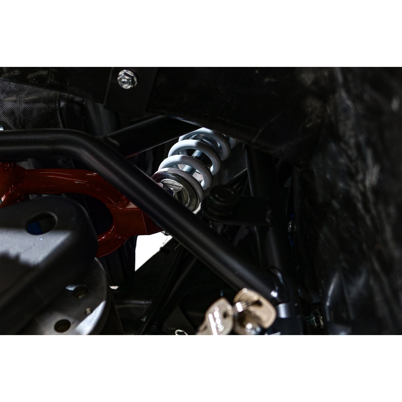 Quad E-STAR  na batériu Červený 35km/h + Bezkefkový motor 1000W + Nafukovacie kolesá + Regulácia sedadla