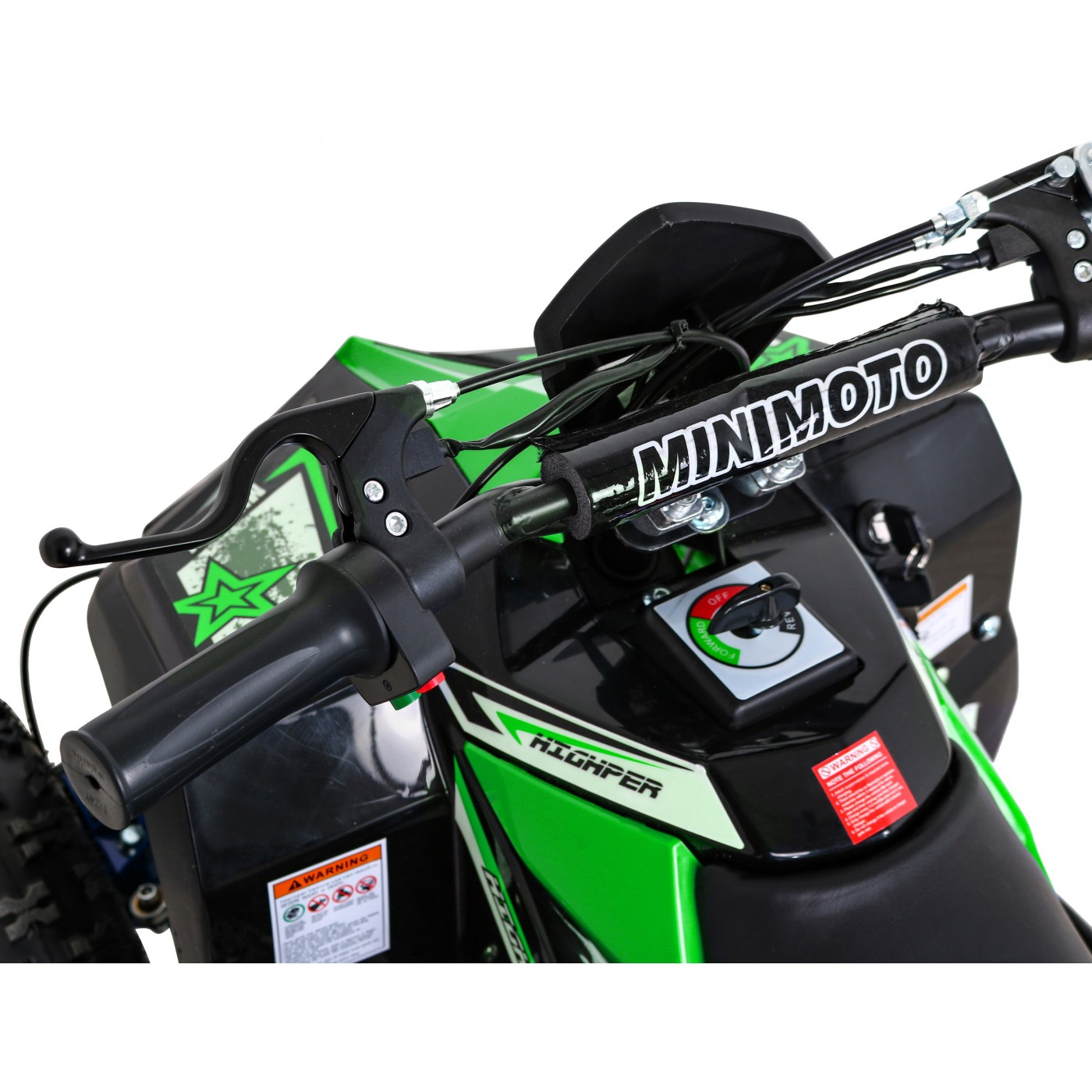 Quad E-STAR na batériu Zelený 35km/h + Bezkefkový motor 1000W + Nafukovacie kolesá + Regulácia sedadla