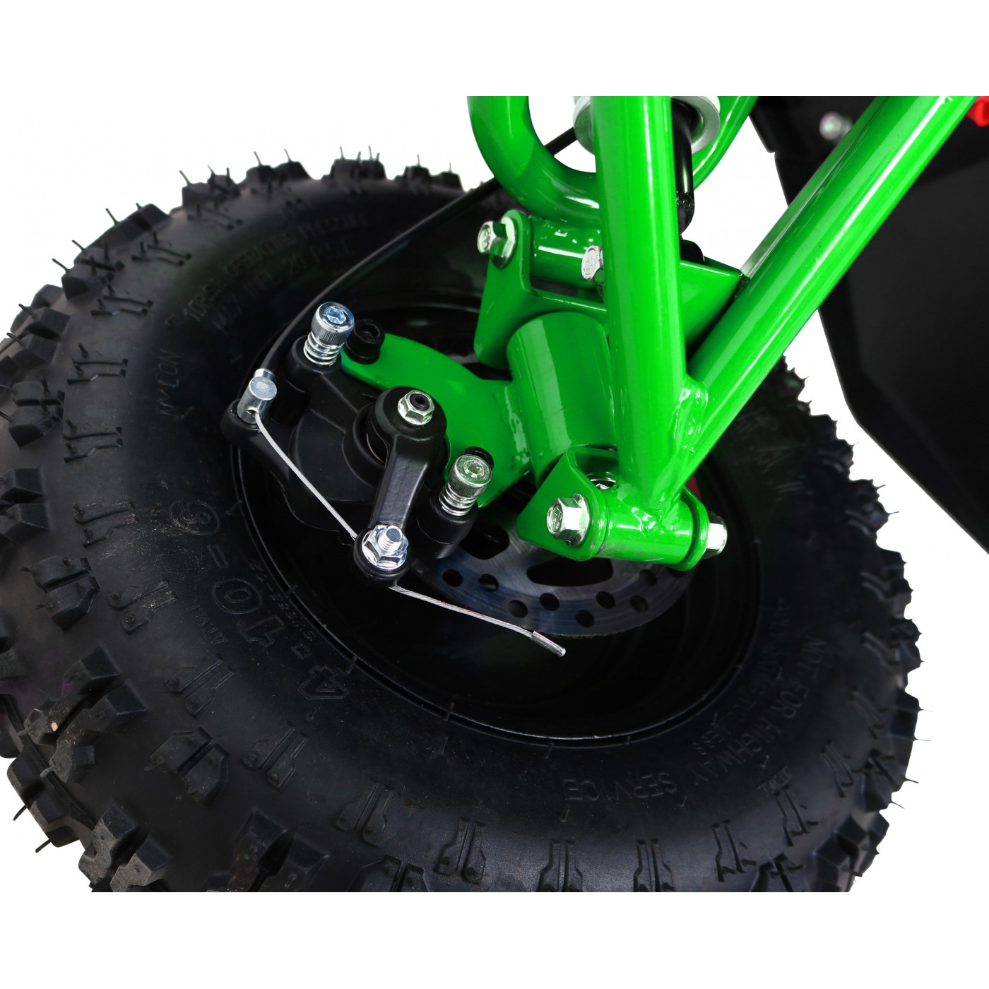 Quad E-STAR na batériu Zelený 35km/h + Bezkefkový motor 1000W + Nafukovacie kolesá + Regulácia sedadla