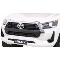 Toyota Hilux na batériu pre deti Biela + Pohon 4x4 + Ovládač + 2 batožinové priestory + Rádio MP3 + LED