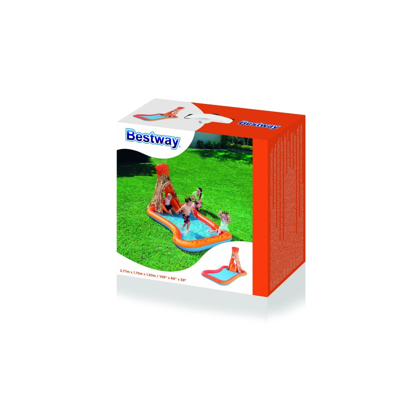 Bazén Vulkán Ostrov 277 175 150 cm BESTWAY