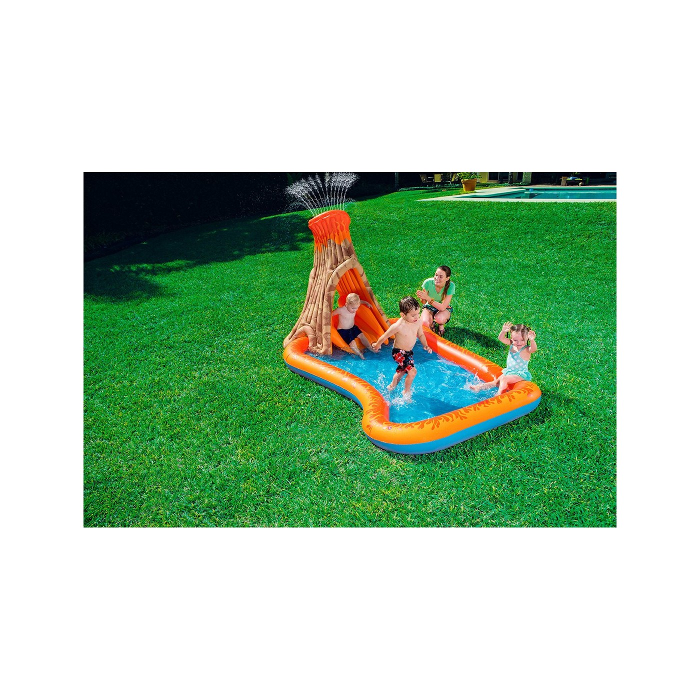 Bazén Vulkán Ostrov 277 175 150 cm BESTWAY