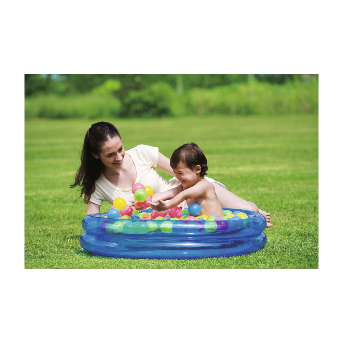 Bazén S loptičkami BESTWAY Modrý