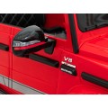 Mercedes AMG G63 pre deti Červený + Ovládač + MP3 LED + Pomalý štart + EVA + Pásy