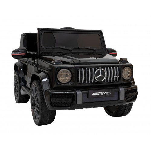 Mercedes AMG G63 pre deti Čierny + Diaľkové ovládanie + MP3 LED + Pomalý štart + EVA + Pásy