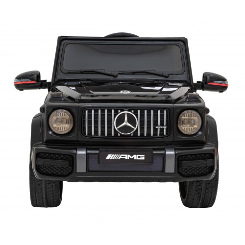 Mercedes AMG G63 pre deti Čierny + Diaľkové ovládanie + MP3 LED + Pomalý štart + EVA + Pásy