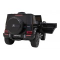 Mercedes AMG G63 pre deti Čierny + Diaľkové ovládanie + MP3 LED + Pomalý štart + EVA + Pásy