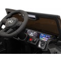 Mercedes AMG G63 pre deti Čierny + Diaľkové ovládanie + MP3 LED + Pomalý štart + EVA + Pásy