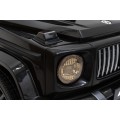 Mercedes AMG G63 pre deti Čierny + Diaľkové ovládanie + MP3 LED + Pomalý štart + EVA + Pásy