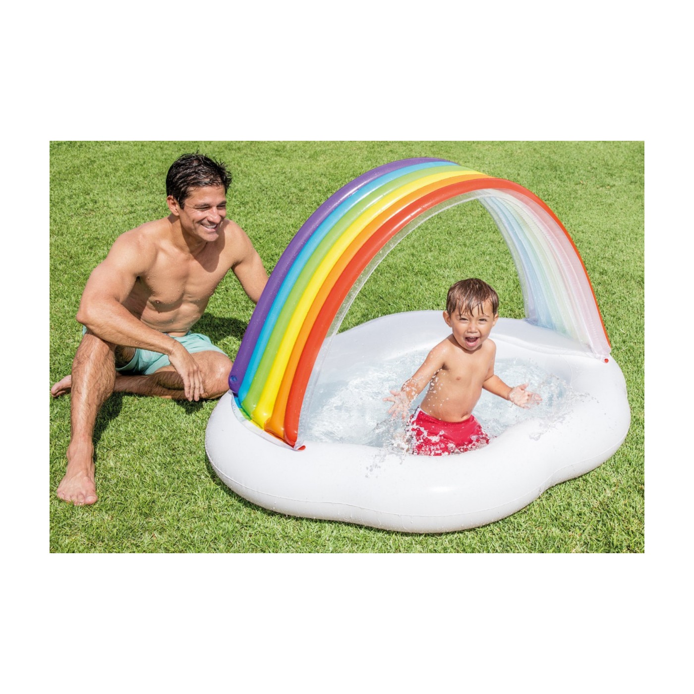 Bazén s Dúhou, Baldachýnom INTEX