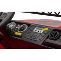 Terénne autíčko Geoland Power pre 2 deti Červené + Ovládač + Motory 2x200W + Batožinový priestor + Rádio MP3 + LED