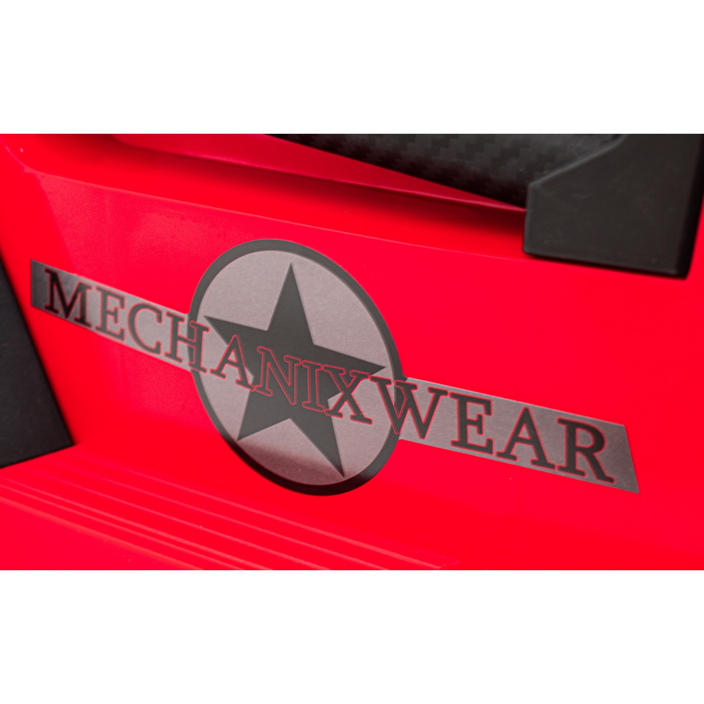 Terénne autíčko Geoland Power pre 2 deti Červené + Ovládač + Motory 2x200W + Batožinový priestor + Rádio MP3 + LED