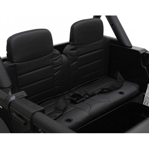 Terénne autíčko Geoland Power pre 2 deti Čierne + Ovládač + Motory 2x200W + Batožinový priestor + Rádio MP3 + LED