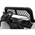 Terénne autíčko Geoland Power pre 2 deti Biele + Ovládač + Motory 2x200W + Batožinový priestor + Rádio MP3 + LED