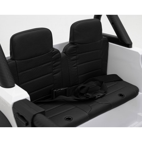 Terénne autíčko Geoland Power pre 2 deti Biele + Ovládač + Motory 2x200W + Batožinový priestor + Rádio MP3 + LED