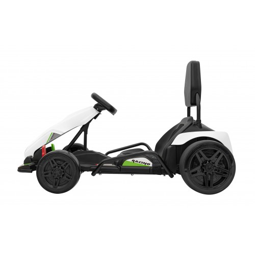 Motokára Fast 3 Drift na batériu pre deti Biela + Funkcia driftu + Motory 2x150W + Rádio LED + Pásy