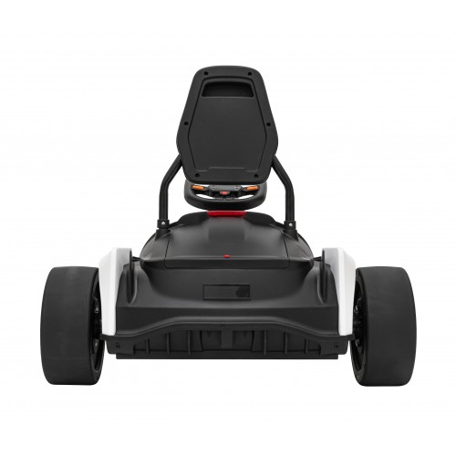 Motokára Fast 3 Drift na batériu pre deti Biela + Funkcia driftu + Motory 2x150W + Rádio LED + Pásy