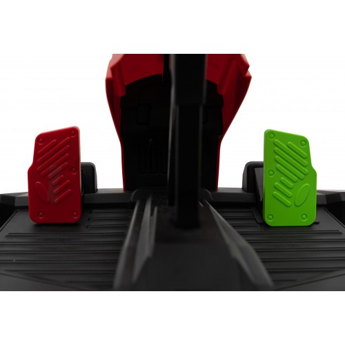 Motokára Fast 3 Drift na batériu pre deti Červená + Funkcia driftu + Motory 2x150W + Rádio LED + Pásy