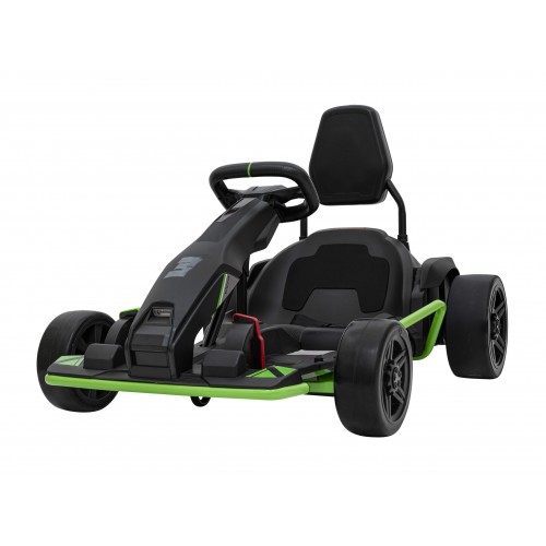 Motokára Fast 3 Drift na batériu pre deti Čierna + Funkcia driftu + Motory 2x150W + Rádio LED + Pásy