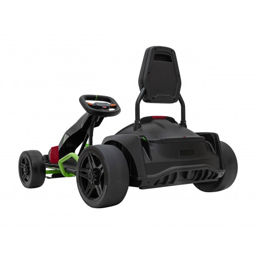 Motokára Fast 3 Drift na batériu pre deti Čierna + Funkcia driftu + Motory 2x150W + Rádio LED + Pásy