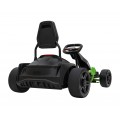 Motokára Fast 3 Drift na batériu pre deti Čierna + Funkcia driftu + Motory 2x150W + Rádio LED + Pásy