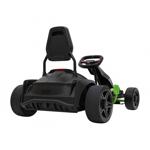 Motokára Fast 3 Drift na batériu pre deti Čierna + Funkcia driftu + Motory 2x150W + Rádio LED + Pásy