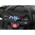 Motokára Fast 3 Drift na batériu pre deti Čierna + Funkcia driftu + Motory 2x150W + Rádio LED + Pásy