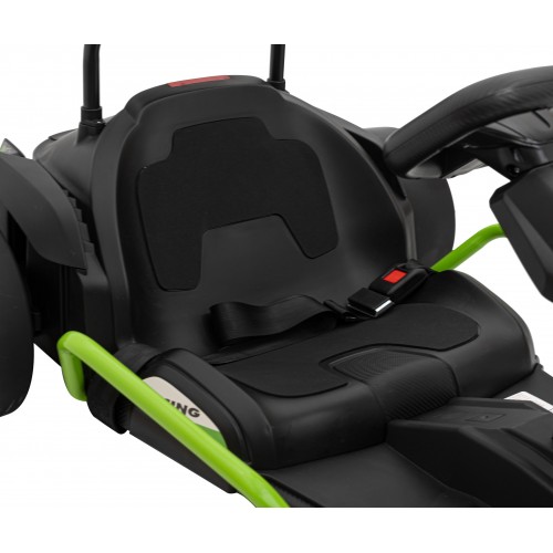 Motokára Fast 3 Drift na batériu pre deti Čierna + Funkcia driftu + Motory 2x150W + Rádio LED + Pásy