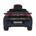Mercedes Benz AMG EQA pre deti Čierny + Ovládač + 5-bodové pásy + EVA + Displej MP3 + LED