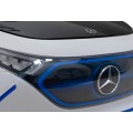 Mercedes Benz AMG EQA pre deti Biely + Ovládač + 5-bodové pásy + EVA + Displej MP3 + LED