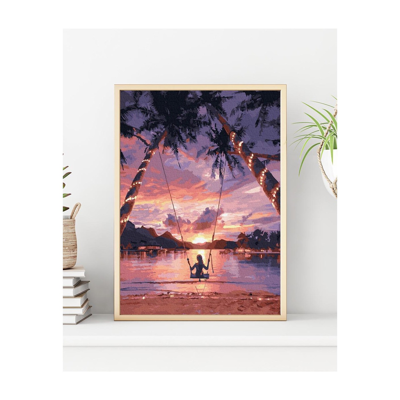 Maľovanie podľa čísiel Nebeská Rozkoš 40x50 Plátno + Farby + Štetce