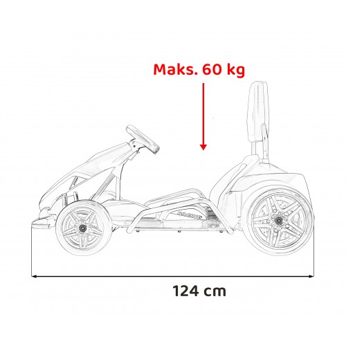 Motokára Fast 3 Drift na batériu pre deti Biela + Funkcia driftu + Motory 2x150W + Rádio LED + Pásy