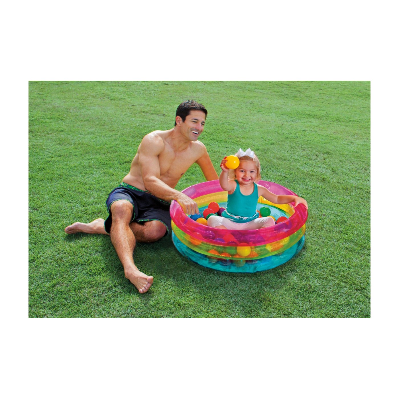 Suchý bazénik s loptičkami Intex