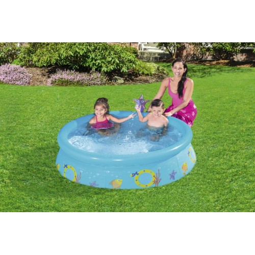 Expanzný bazénik s detským vodotryskom Rybička 152x38 BESTWAY