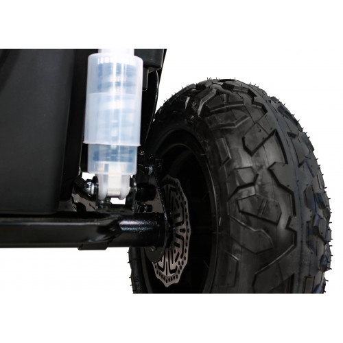 Buggy ATV Strong Racing pre 2 deti Zlatý + Bezkefkový motor + Nafukovacie kolesá + Audio LED