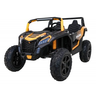 Buggy ATV Strong Racing pre 2 deti Zlatý + Bezkefkový motor + Nafukovacie kolesá + Audio LED