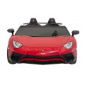 Vozidlo Lamborghini Aventador SV Červené