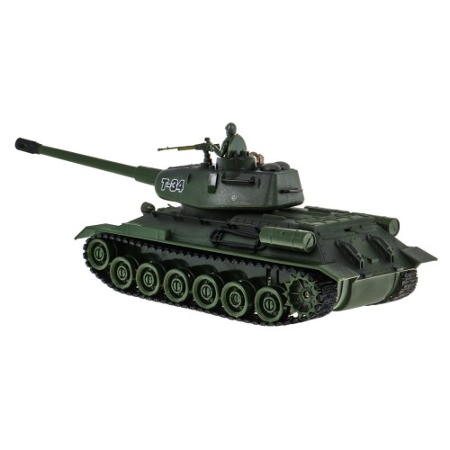 Diaľkovo ovládané 2 tanky T-34 vs Tiger pre deti 3+ Strieľajúce modely 1:28 + Veľká Bitka Tankov + Zvuky Svetlá