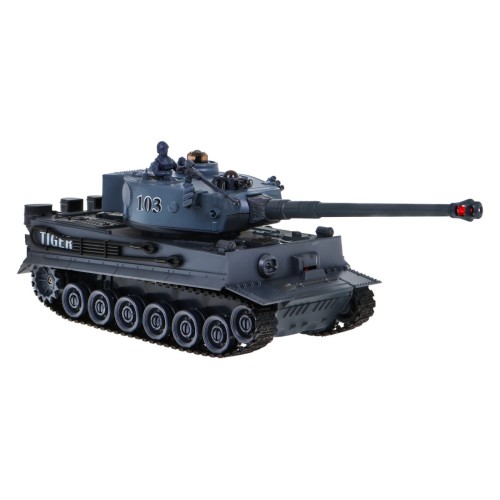 Diaľkovo ovládané 2 tanky T-34 vs Tiger pre deti 3+ Strieľajúce modely 1:28 + Veľká Bitka Tankov + Zvuky Svetlá