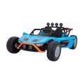 Auto Buggy Racing 5 na batériu pre deti Modré + Motory 2x200W + Ovládač + Audio LED + Pomalý štart