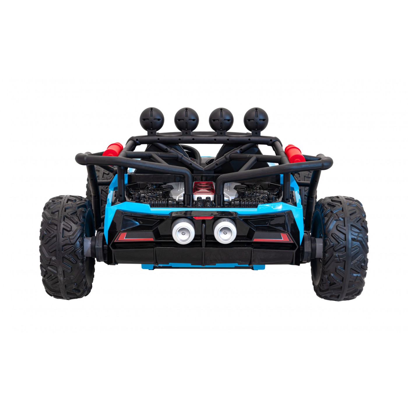 Auto Buggy Racing 5 na batériu pre deti Modré + Motory 2x200W + Ovládač + Audio LED + Pomalý štart