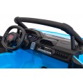 Auto Buggy Racing 5 na batériu pre deti Modré + Motory 2x200W + Ovládač + Audio LED + Pomalý štart