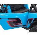 Auto Buggy Racing 5 na batériu pre deti Modré + Motory 2x200W + Ovládač + Audio LED + Pomalý štart