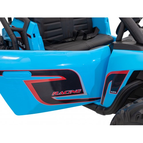 Auto Buggy Racing 5 na batériu pre deti Modré + Motory 2x200W + Ovládač + Audio LED + Pomalý štart