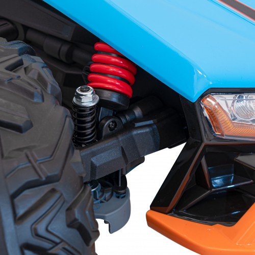 Auto Buggy Racing 5 na batériu pre deti Modré + Motory 2x200W + Ovládač + Audio LED + Pomalý štart